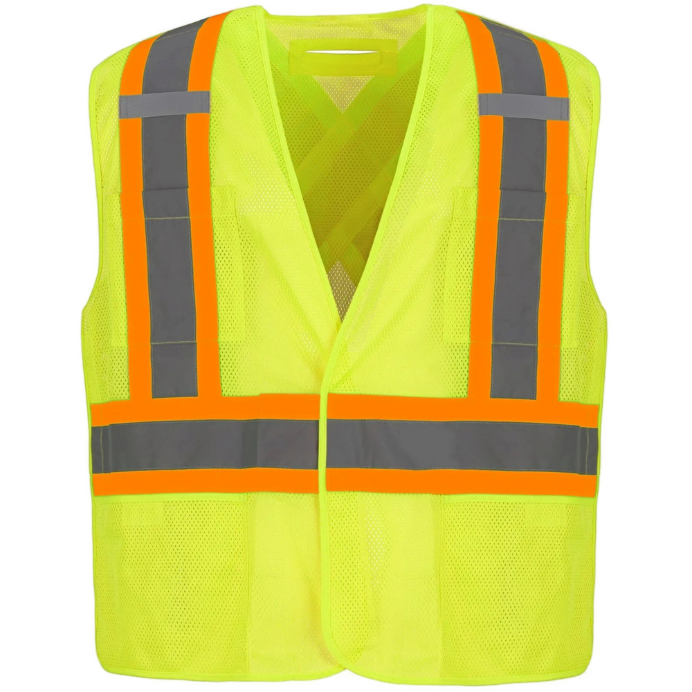 L01155 - Sentinel - Mesh Hi-Vis 5 Point Tear-away Vest - Dual Sized