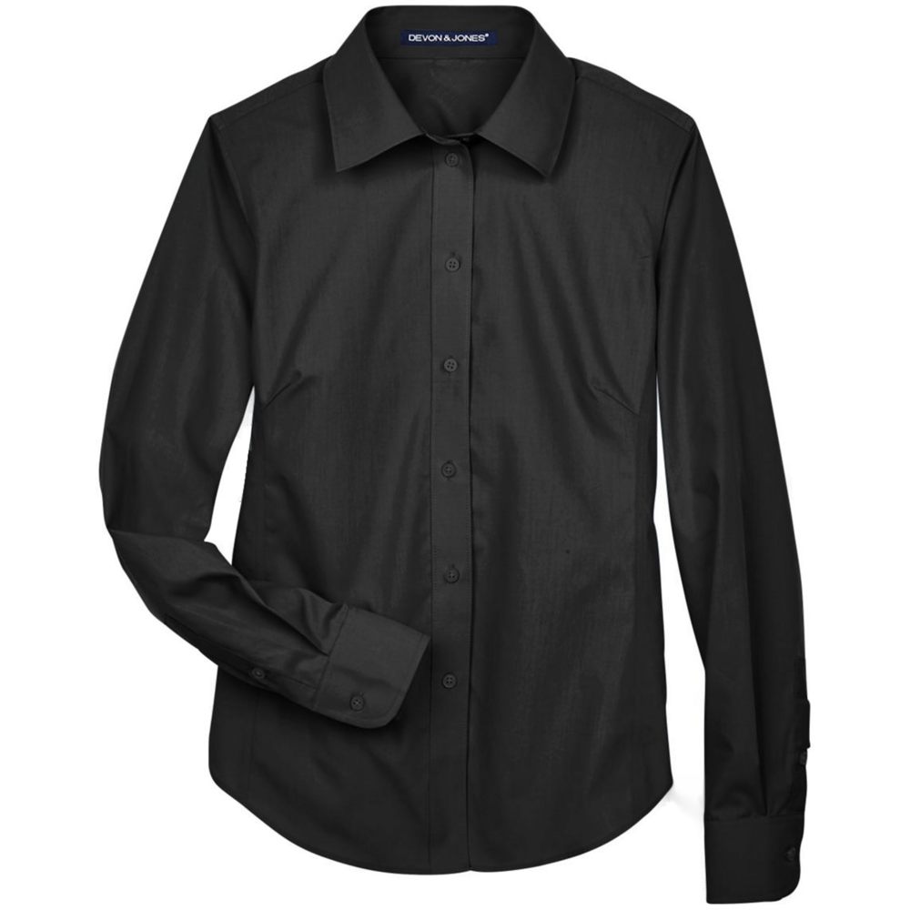Women's Crown Collection® Broadcloth Woven Dress Shirt