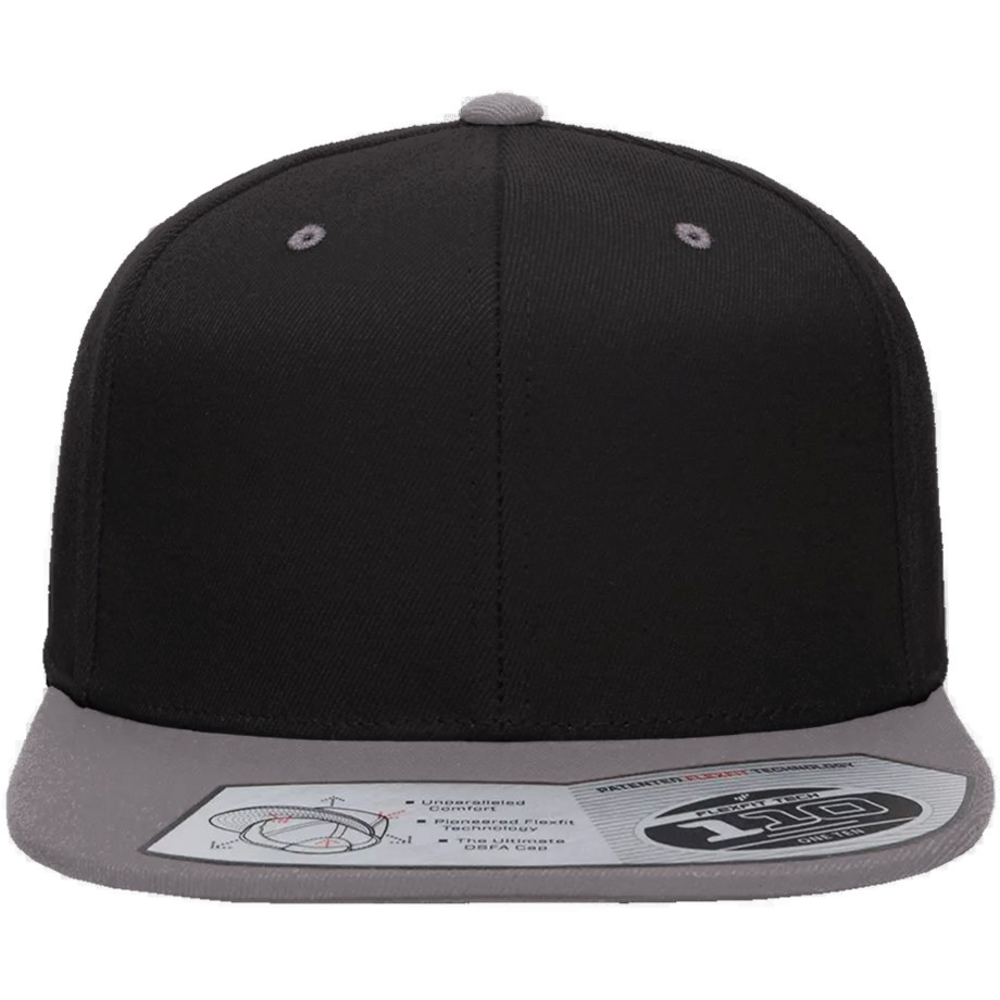 110® Snapback Cap — Black/ Grey