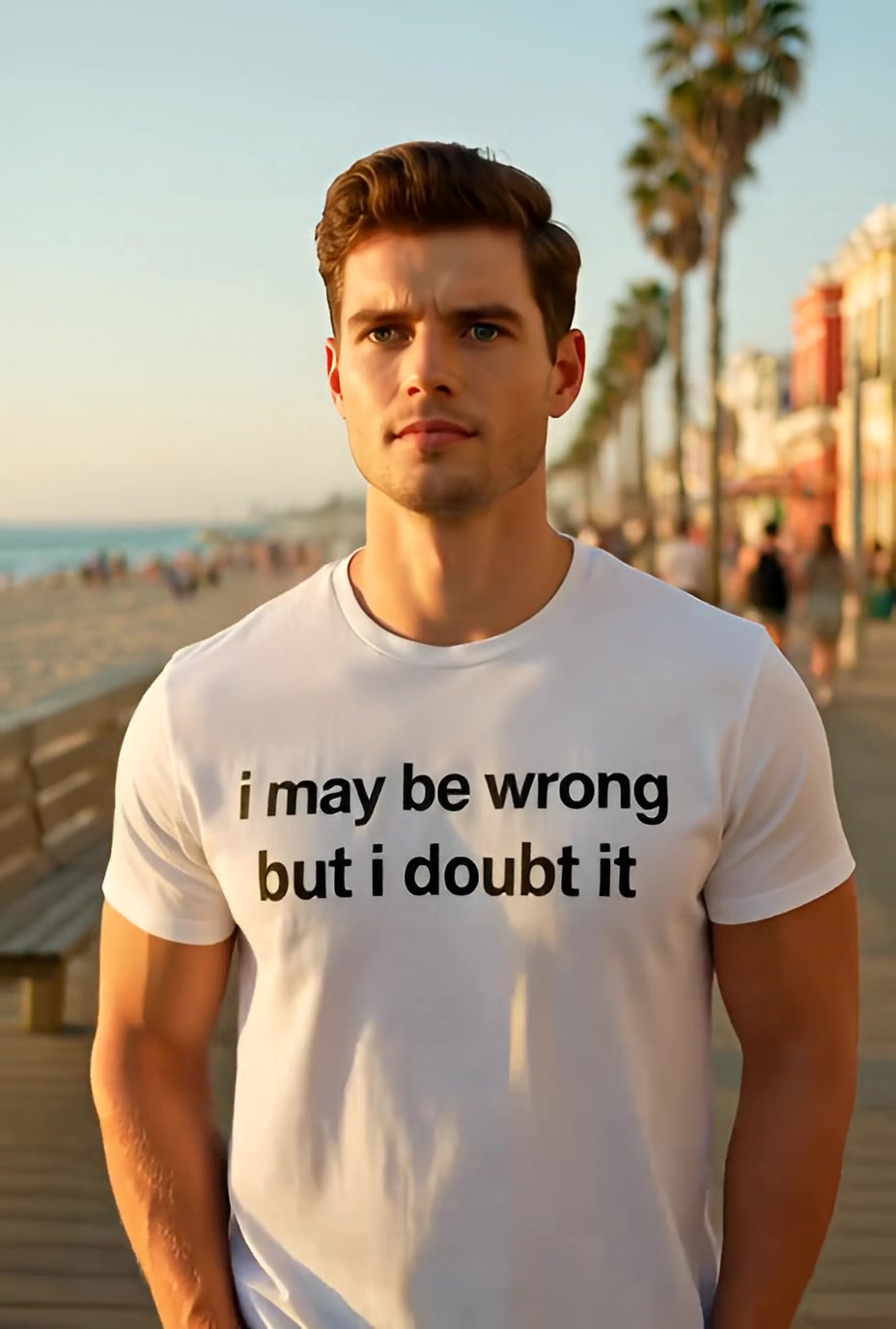 I May Be Wrong But I Doubt It Funny T Shirt — product video preview