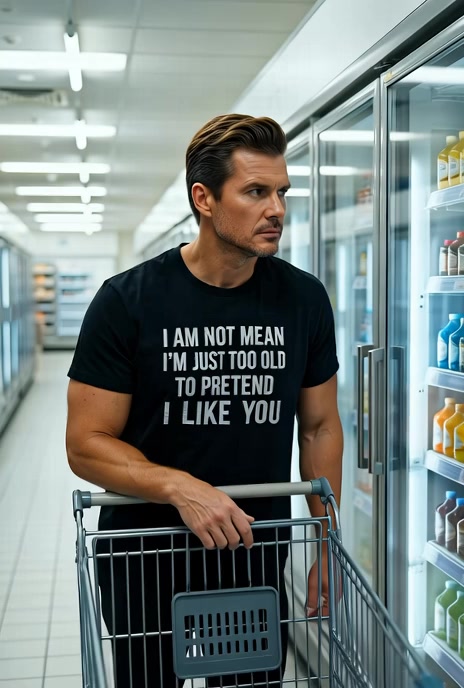 I Am Not Mean I'm Just Too Old To Pretend I Like You Funny T Shirt — product video preview