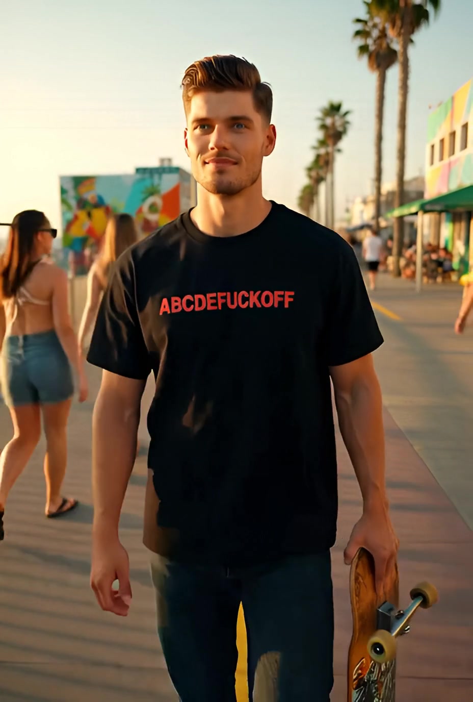 Abcdefuckoff Funny T Shirt — product video preview