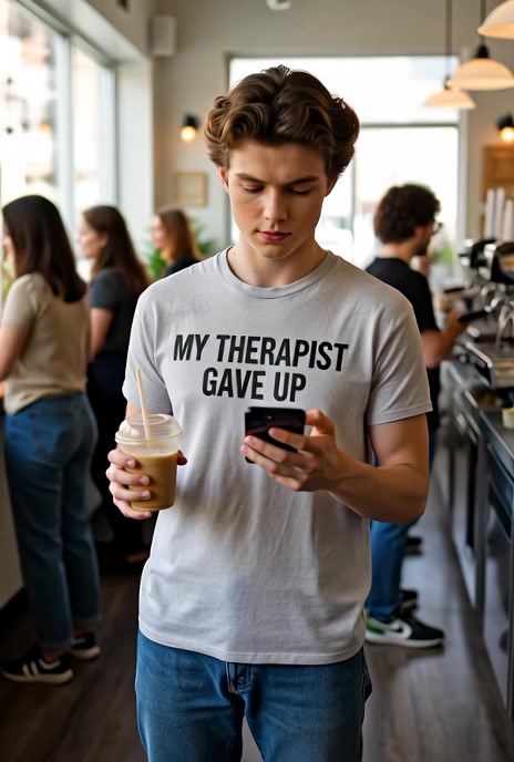 My Therapist Gave Up Funny T Shirt — product video preview