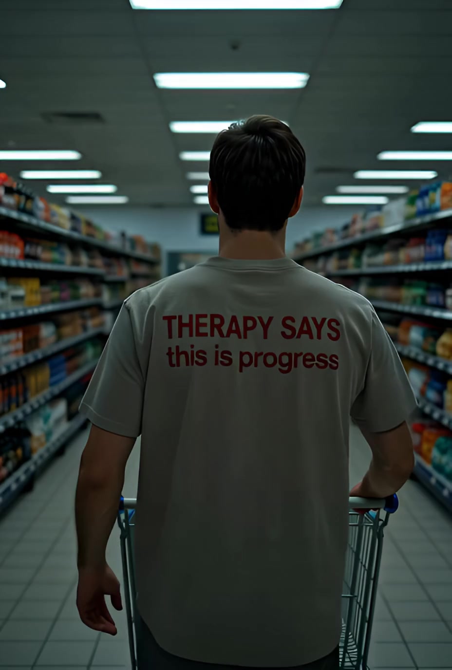 Therapy Says This Is Progress Funny T Shirt — product video preview