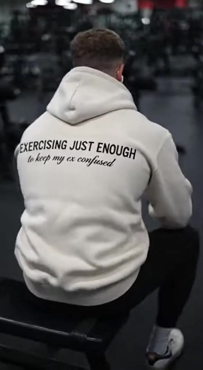 Exercising Just Enough To Keep My Ex Confused Funny T Shirt — product video preview