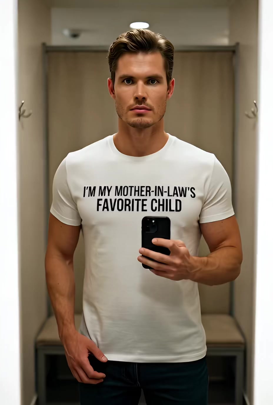 I'm My Mother-in-law's Favorite Child Funny T Shirt — product video preview