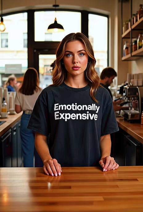 Emotionally Expensive Funny T Shirt — product video preview