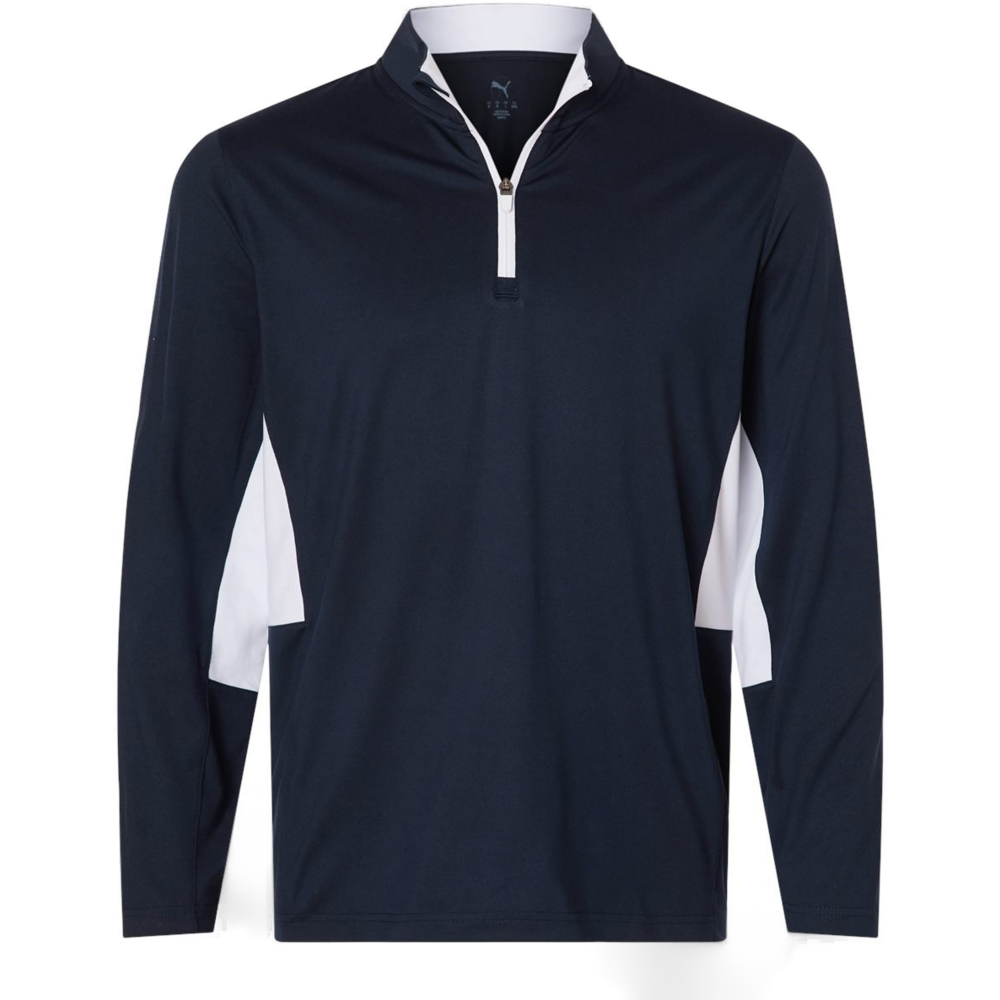 Men's Pure 2.0 Quarter-Zip — Deep Navy/ White Glow