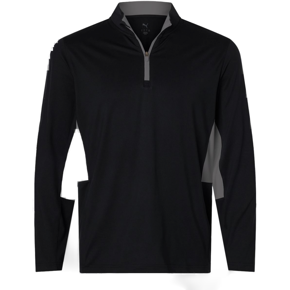 Men's Pure 2.0 Quarter-Zip — Puma Black/ Slate Sky
