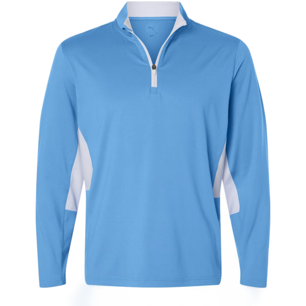 Men's Pure 2.0 Quarter-Zip — Team Light Blue/ White Glow