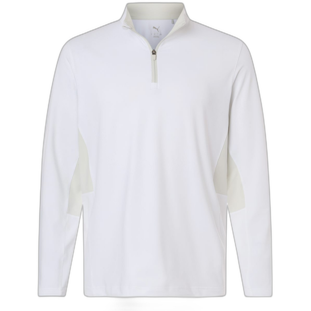 Men's Pure 2.0 Quarter-Zip — White Glow/ Sedate Grey