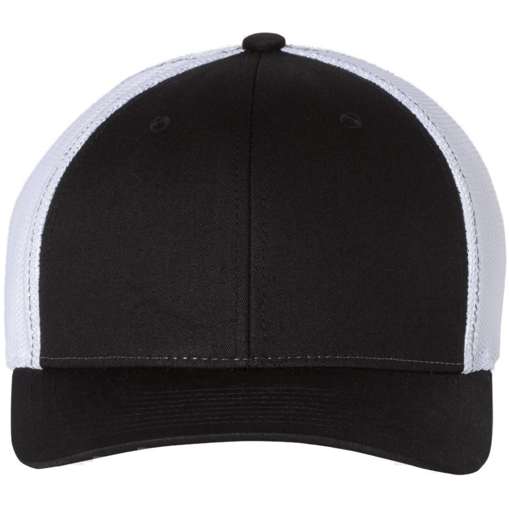 R-Flex Trucker Cap — Black/ White