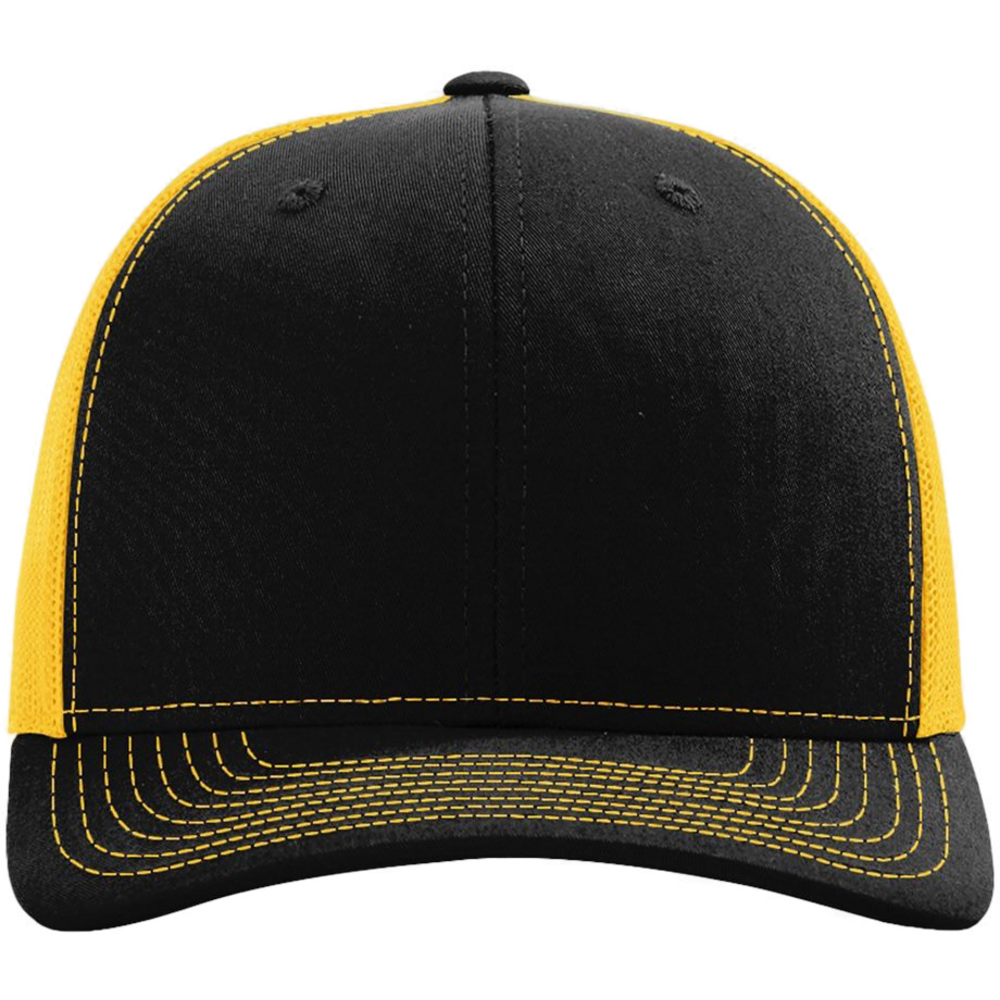 Snapback Trucker Cap — Black/ Gold