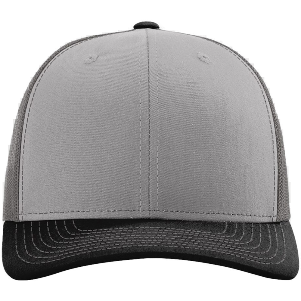 Snapback Trucker Cap — Grey/ Charcoal/ Black