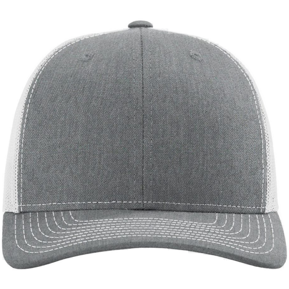 Snapback Trucker Cap — Heather Grey/ Light Grey