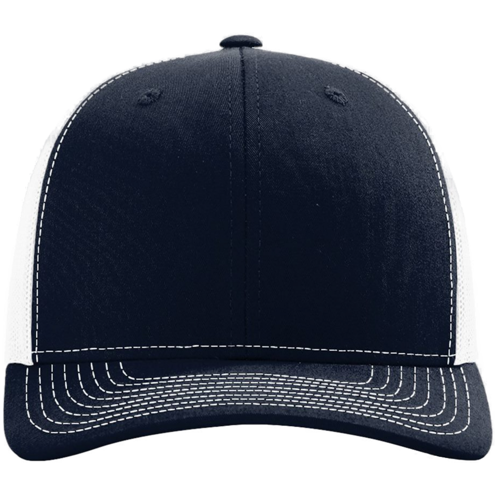Snapback Trucker Cap — Navy/ White