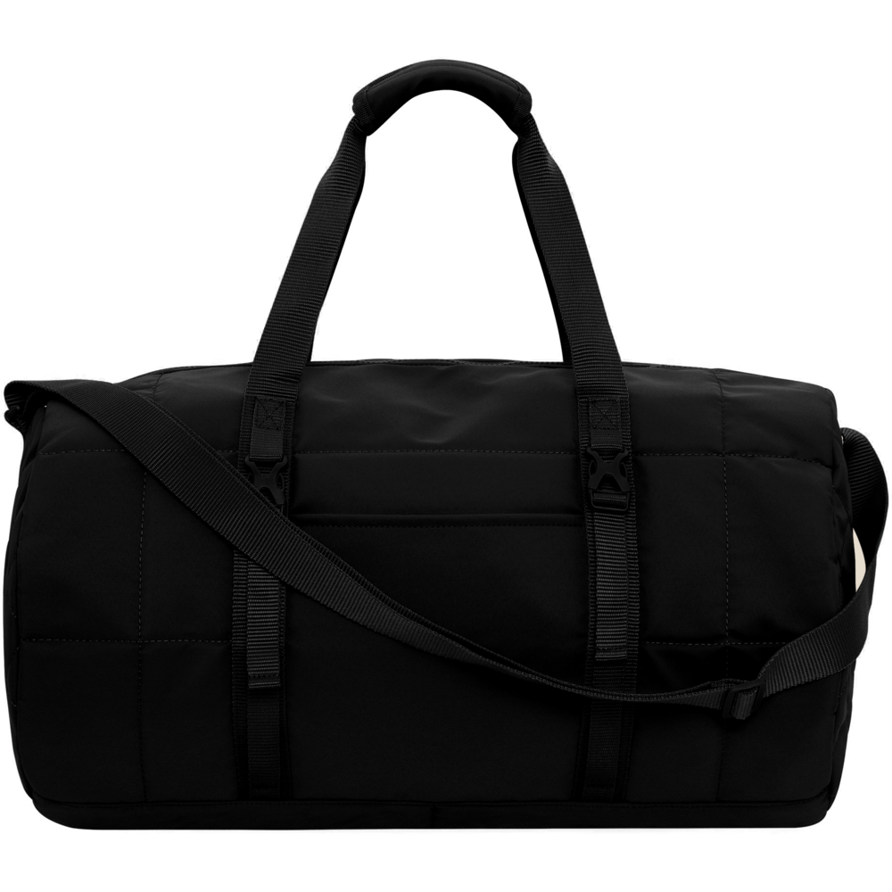 Matte Quilted Barrel Duffel