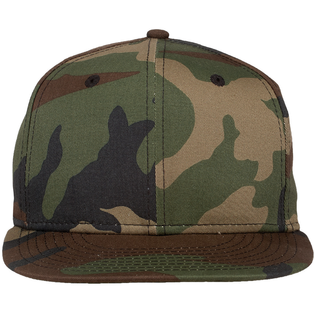Flat Bill Snapback Cap