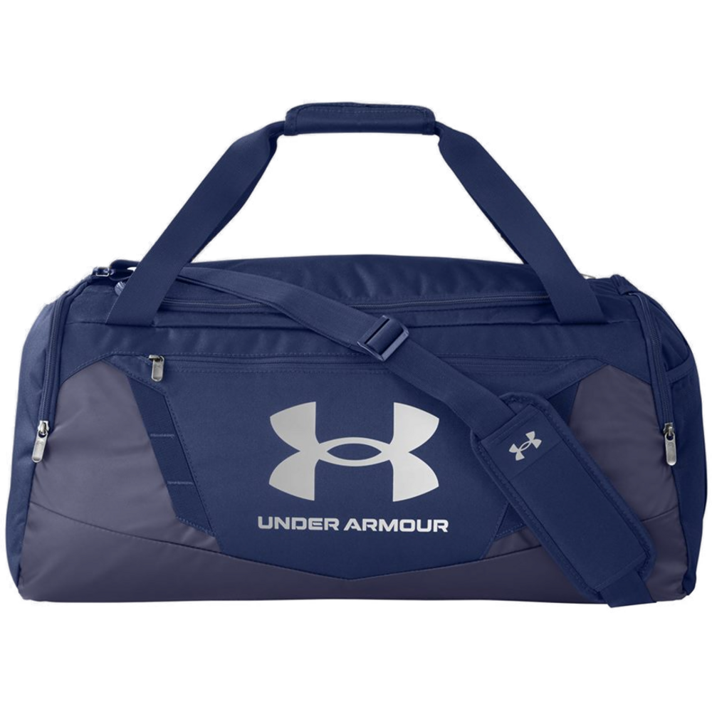 Undeniable 5.0 MD duffle bag — Midnight Navy/ Metallic Silver