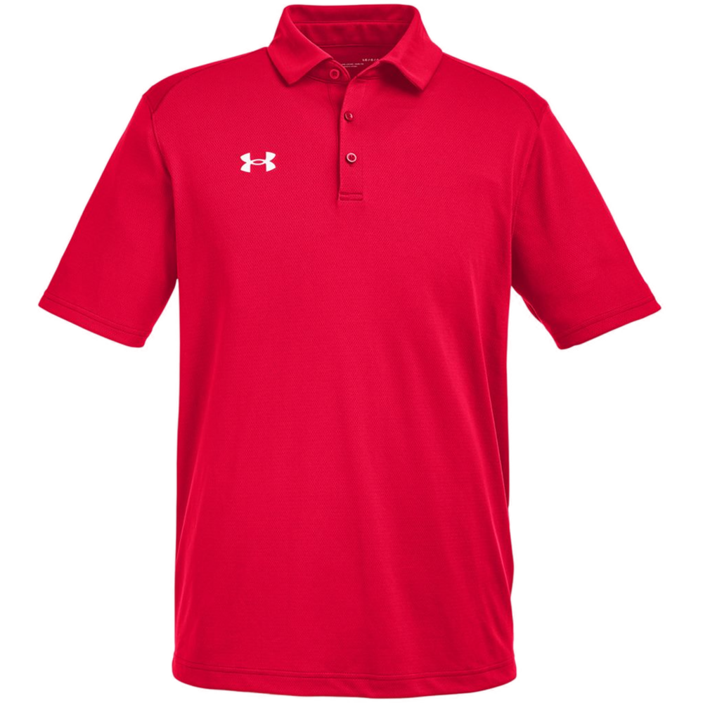 Tech™ Polo — Red/ White
