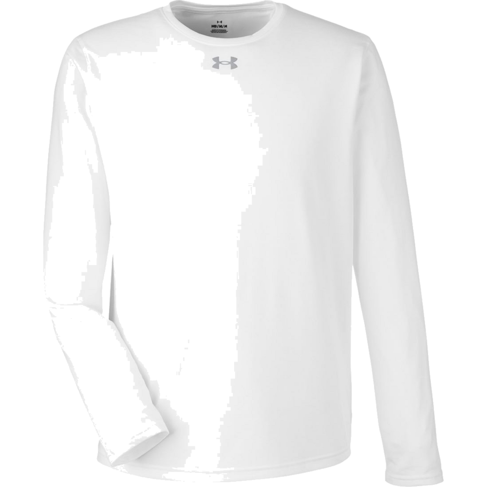 Team Tech™ Long Sleeve T-Shirt — White/ Mod Grey