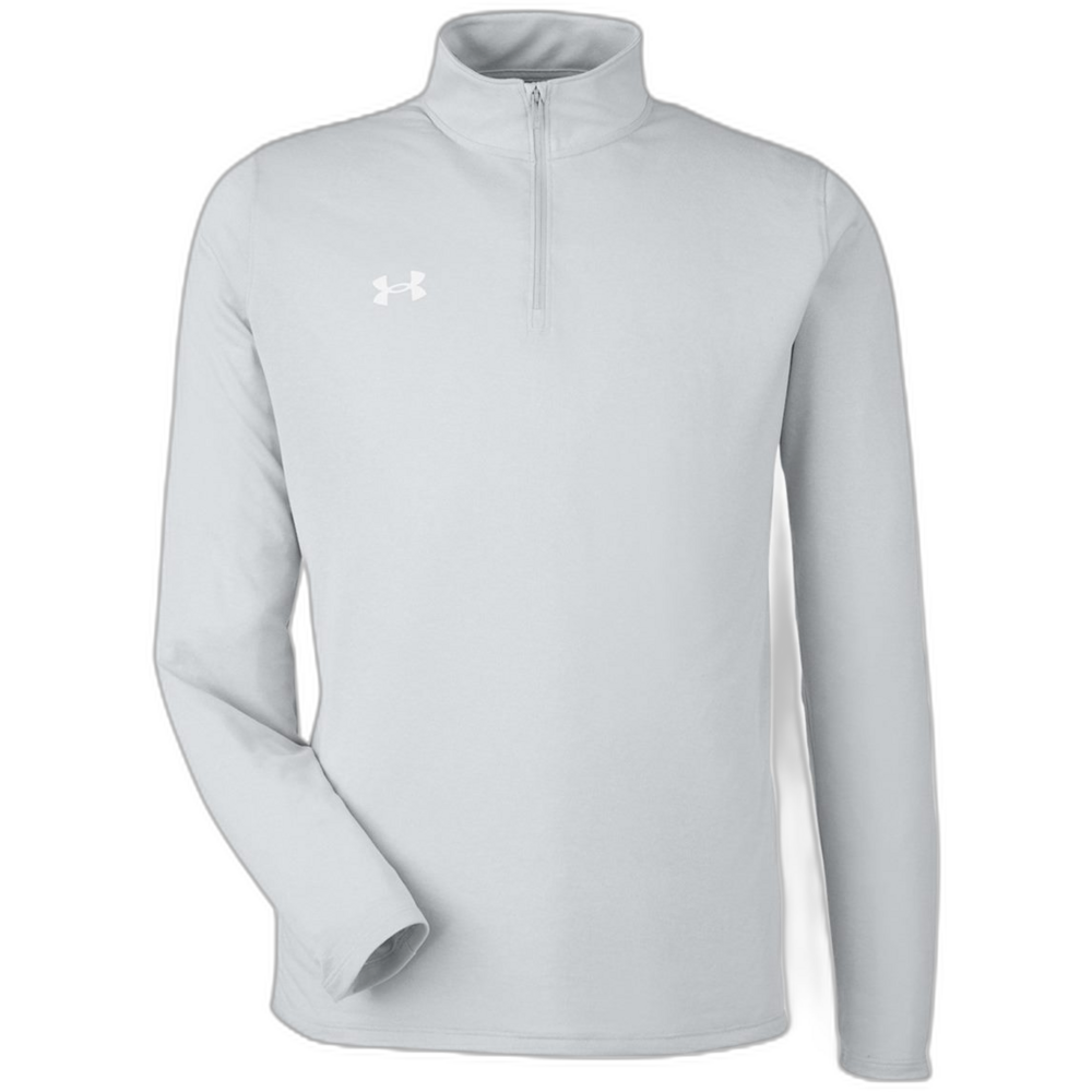 Team Tech™ Quarter-Zip Pullover — Mod Grey Light Heather/ White