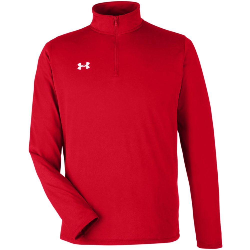 Team Tech™ Quarter-Zip Pullover — Red/ White