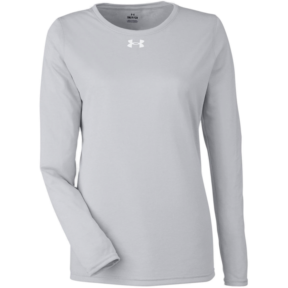 Women's Team Tech™ Long Sleeve T-Shirt — Mod Grey Light Heather/ White