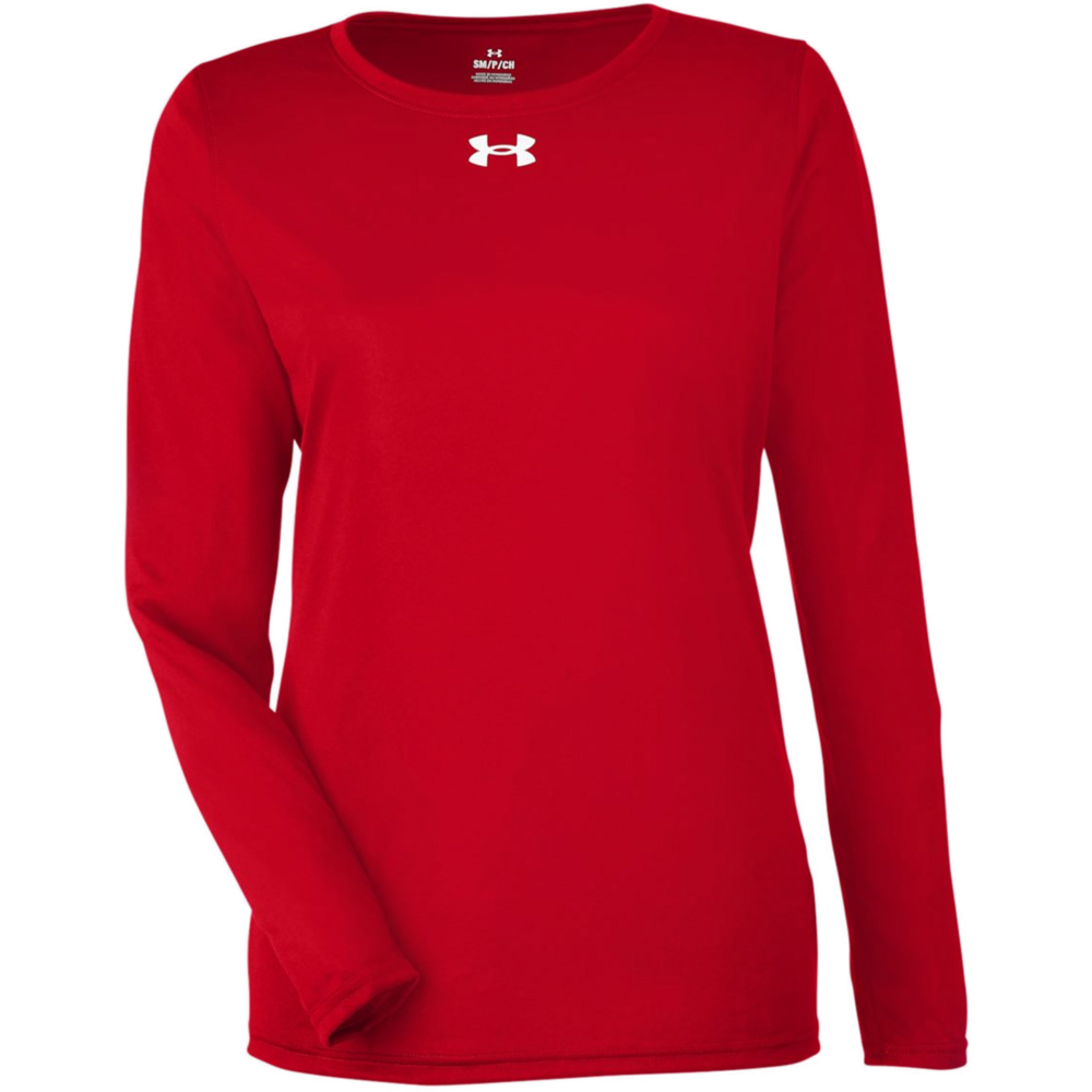 Women's Team Tech™ Long Sleeve T-Shirt — Red/ White