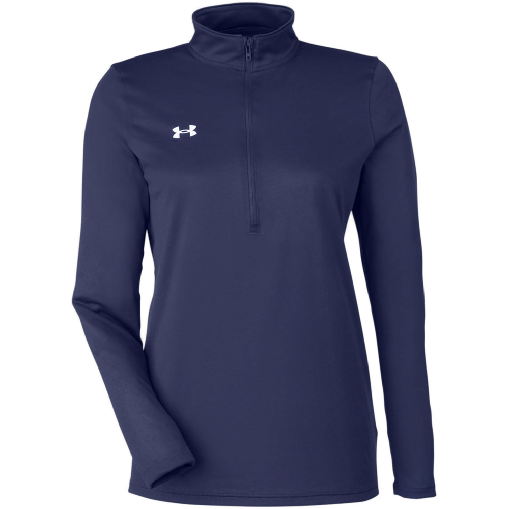 Women's Team Tech™ Half-Zip — Midnight Navy/ White