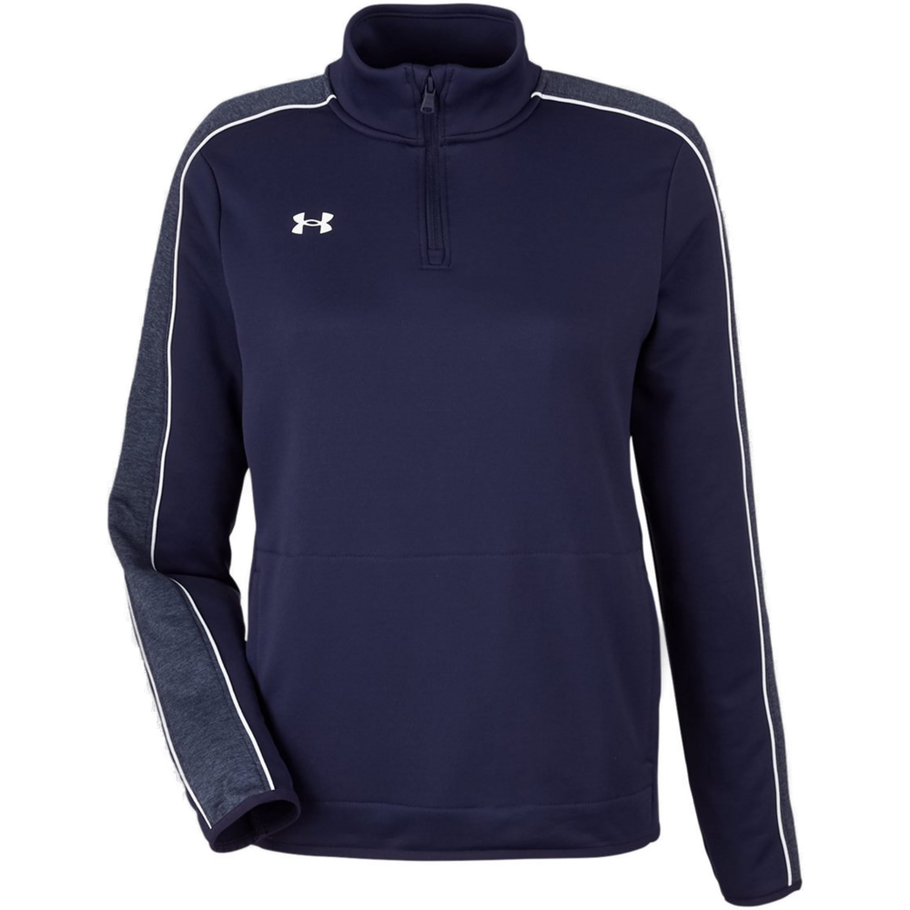 Women's Command Quarter-Zip 2.0 Pullover — Midnight Navy/ White
