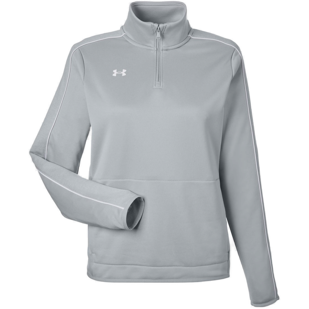 Women's Command Quarter-Zip 2.0 Pullover — Mod Grey/ White
