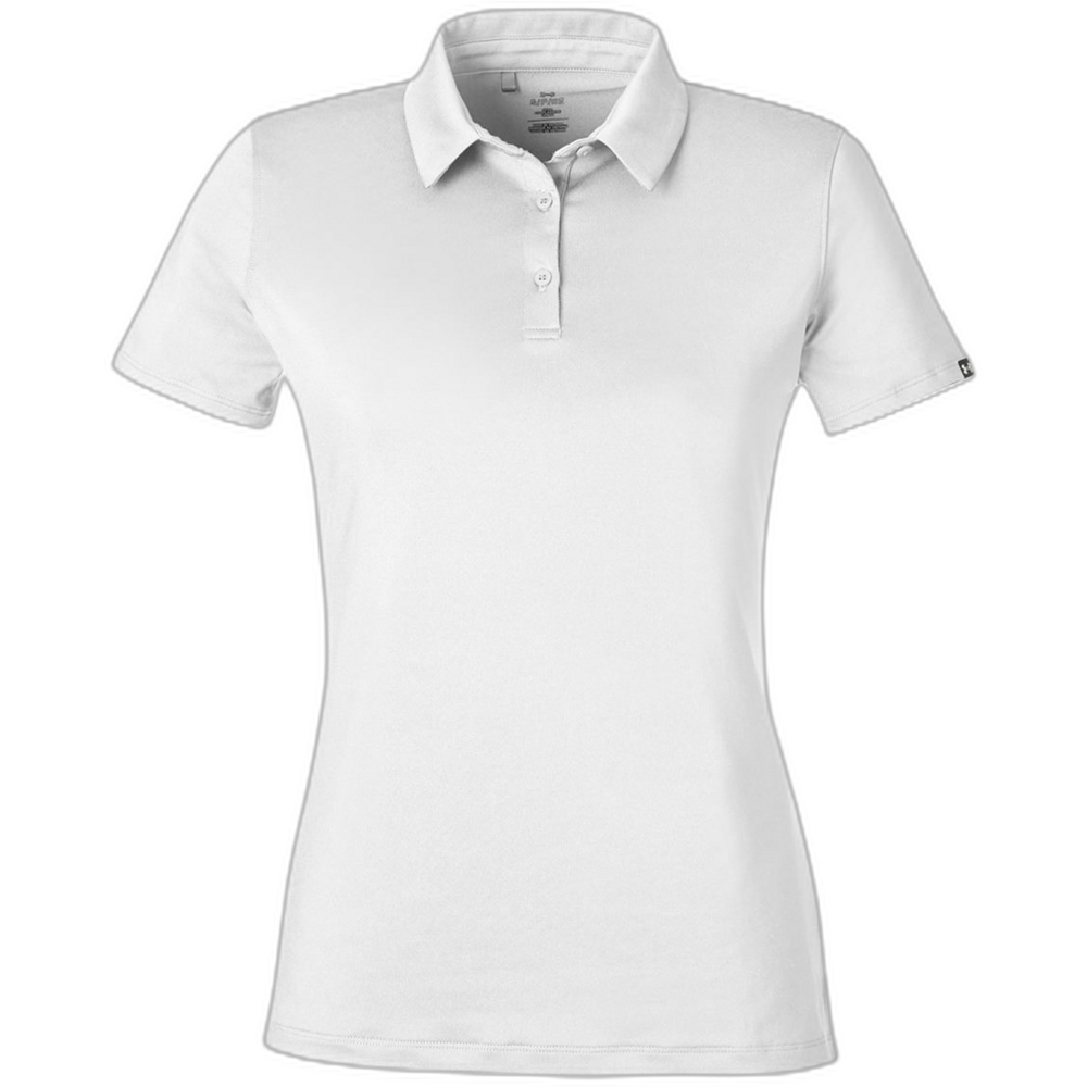Women's Recycled Polo — White/ White