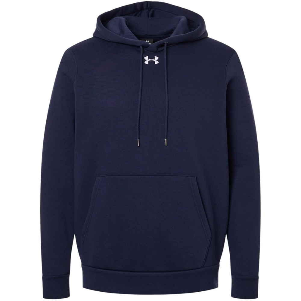 Men's Team Icon Fleece Hooded Sweatshirt — Midnight Navy/ White 