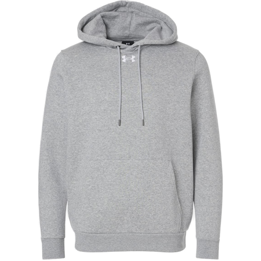 Men's Team Icon Fleece Hooded Sweatshirt — Mod Grey Light Heather/ White