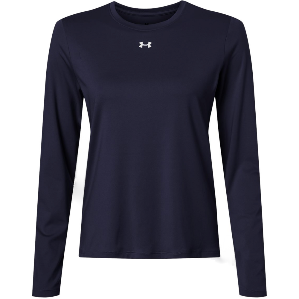 Women's Team Vanish Long Sleeve T-Shirt — Midnight Navy/ White