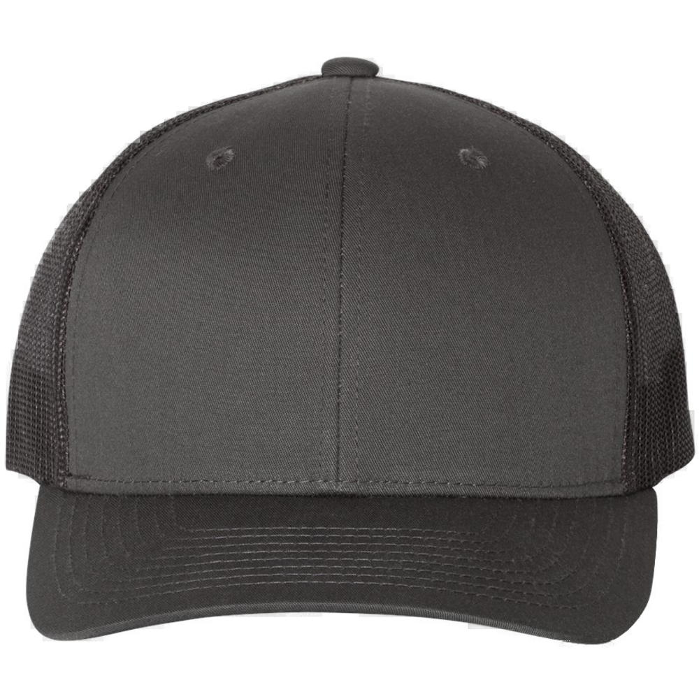 Retro Trucker Cap — Charcoal/ Black