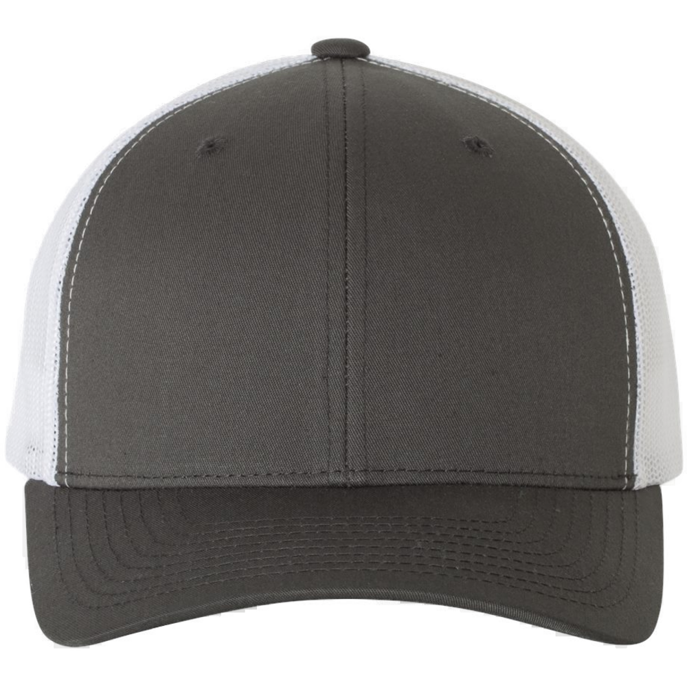 Retro Trucker Cap — Charcoal/ White