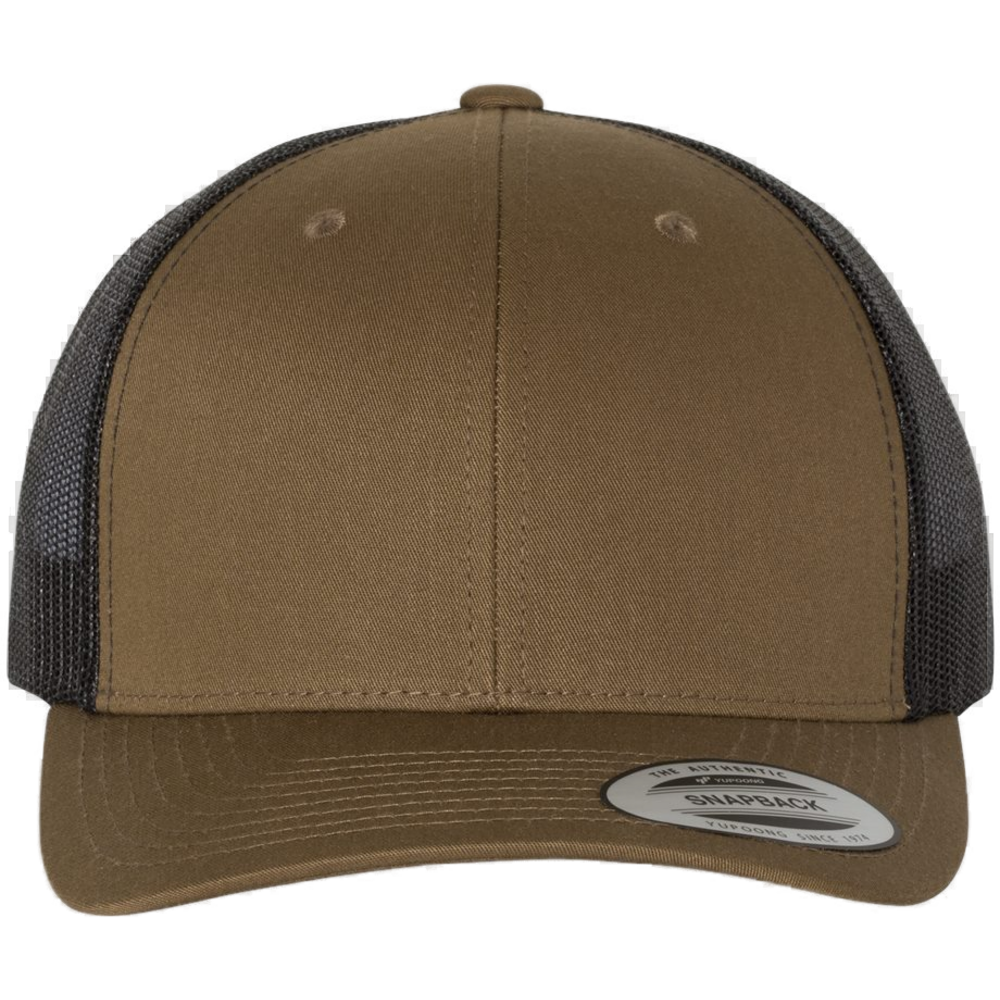 Retro Trucker Cap — Coyote Brown/ Black
