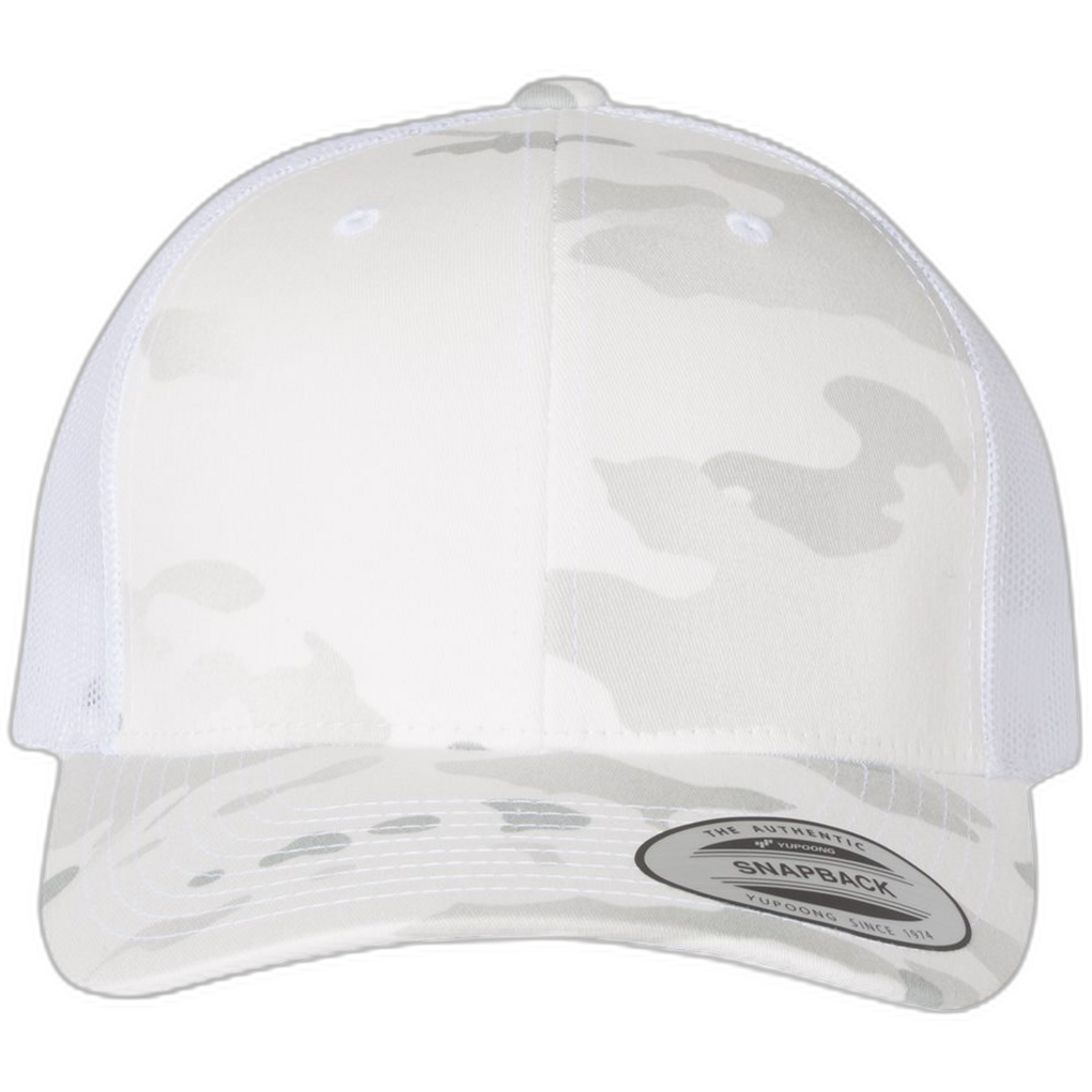 Retro Trucker Cap — Multicam Alpine/ White