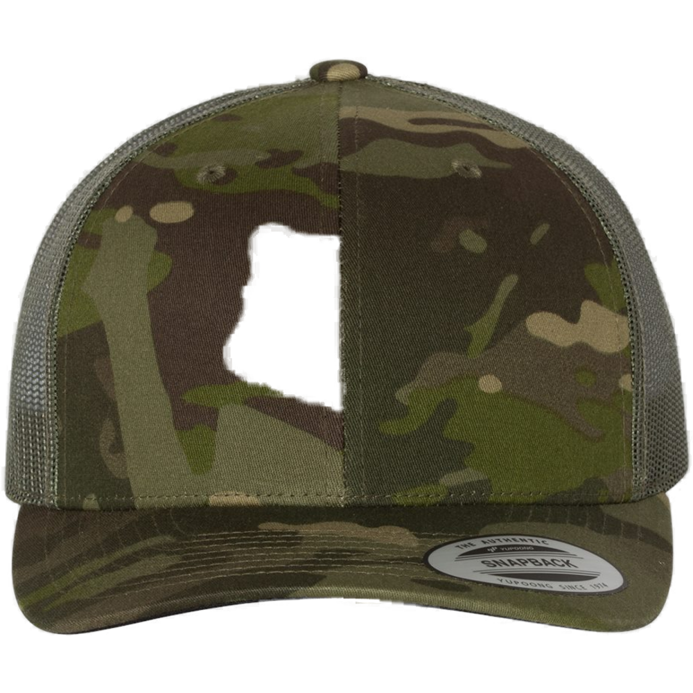 Retro Trucker Cap — Multicam Tropic/ Green