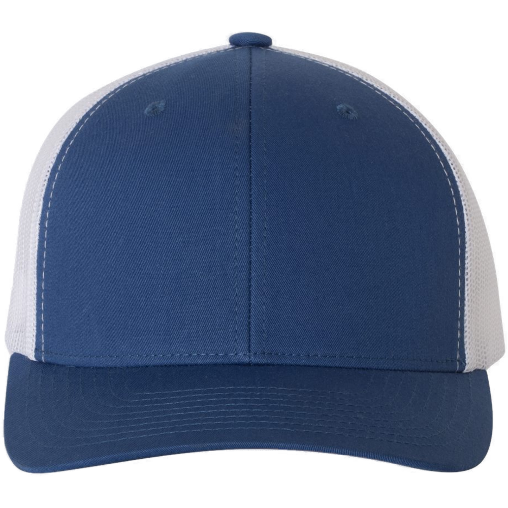 Retro Trucker Cap — Royal/ White