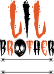 Big Brother Lil Brother Halloween Name 2 of 2 Template Gift