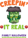 Creepin It Real Halloween Family Name Template Gift