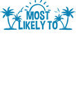 Most Likely To Tropical Vacation Template Gift