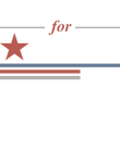 For Election Campaign Template Gift