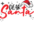 Dear Santa Christmas Template Gift