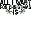 All I Want for Christmas is Name Template Gift