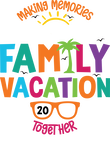 Family Vacation Colorful Gift