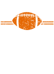 Property of Football Player - White & Orange on Brown Gift